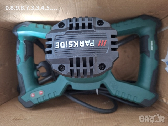 мощен стройтелен миксер на Парксайд Parkside PFMR 1600, снимка 3 - Миксери за бои - 52637848