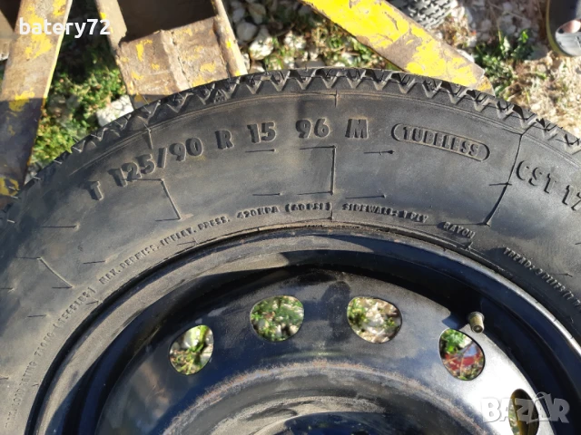 Резервна гума/патерица / от Фиат Стило, снимка 2 - Гуми и джанти - 50930831