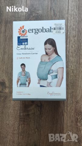 EMBRACE SOFT AIR MESH ЕРГОНОМИЧНА РАНИЦА SAGE ERGOBABY 95665200003