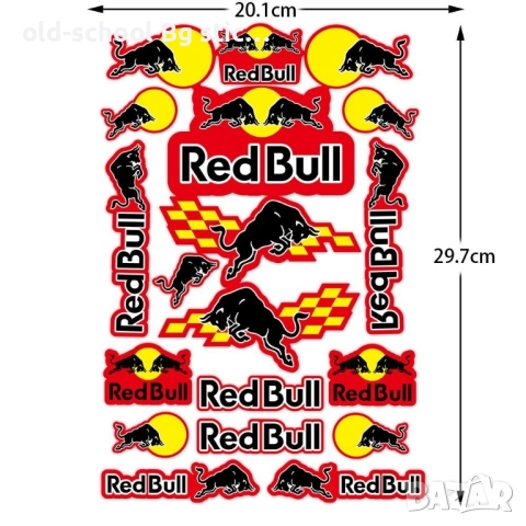 Стикери Red Bull (A4), снимка 13 - Други - 47136268