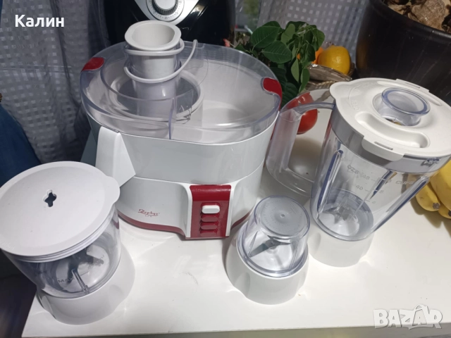 Сокоизстисквачка 4 в 1 ZEPHYR и pulse функция, блендер, 2 мелнички