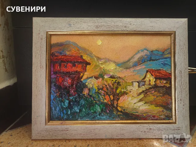 Ръчно направена картина с маслени бои 