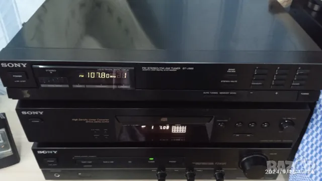 ОБЩА ЦЕНА Уредба Sony усилвател тунер цд плеър сд плеар cd player tuner сони дистанционно, снимка 4 - Аудиосистеми - 47248898