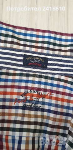Paul & Shark  Cotton Mens Size 41 M - L ОРИГИНАЛ! Мъжка Риза!, снимка 13 - Ризи - 51821898