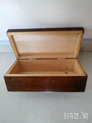 Дървена кутия 20 х 10 h 7 см. , снимка 4 - Други стоки за дома - 46418876