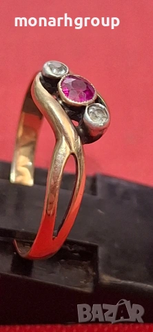 Златен пръстен, снимка 3 - Пръстени - 54253090