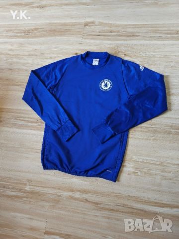 Оригинална мъжка блуза Adidas ClimaWarm x F.C. Chelsea / Season 16-17 (Training), снимка 2 - Блузи - 46066365