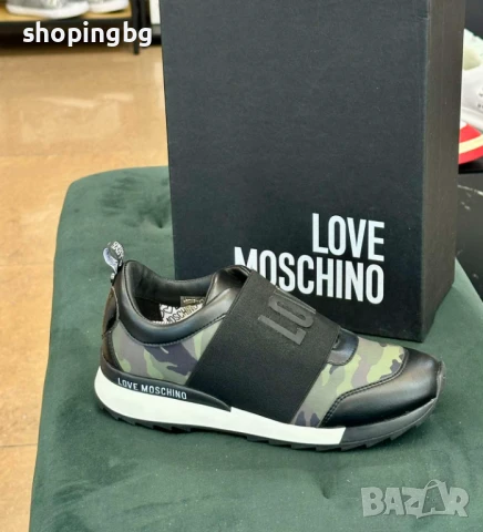 Камуфлажни маратонки с голям надпис LOVE 215 лв., снимка 3 - Маратонки - 51061416