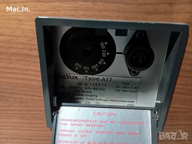 Магнетофон Revox A77, снимка 13 - Декове - 53839808