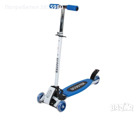Детски скутер с възможност за регулиране на височината scooter3 (001) - 4 цвята, снимка 4 - Детски велосипеди, триколки и коли - 45399401