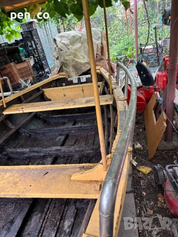 Дървена Рибарска лодка 4.85,регистрирана.Става и за декорация., снимка 4 - Воден транспорт - 51233446