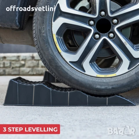 Комплект 2 броя автомобилни рампи за бус/кемпер – пластмасови, 2Т, снимка 6 - Аксесоари и консумативи - 51056776