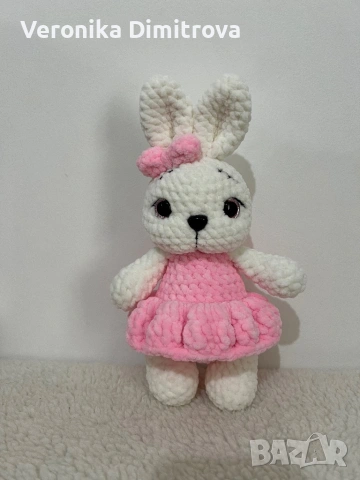 Плетени зайчета, снимка 4 - Плюшени играчки - 52065119