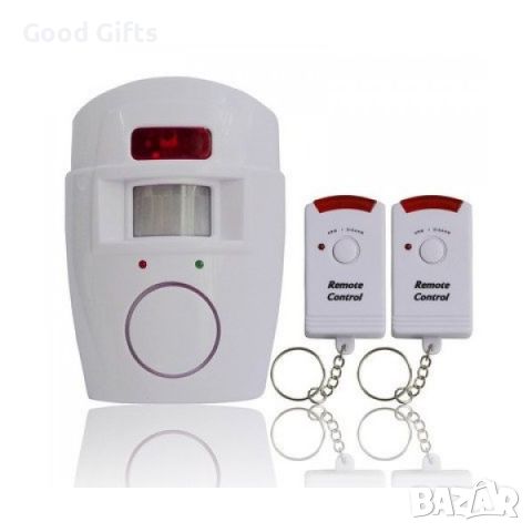 Безжична аларма със сензор за движение с две дистанционни, снимка 4 - Друга електроника - 46292510