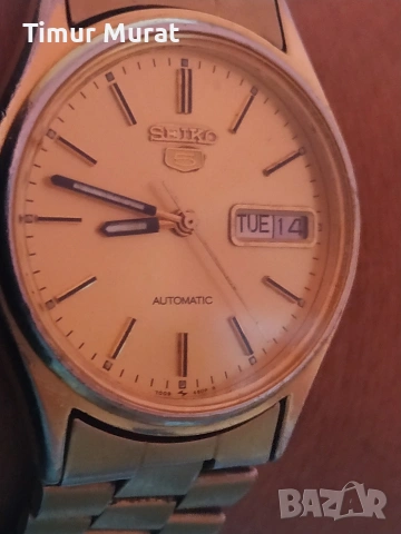 предлага се мъжки часовник Сейко 5 автоматик рядак и търсен модел 