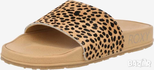 Дамски чехли със животинска щампа Roxy, Водоотблъскващи, 255 мм, 39