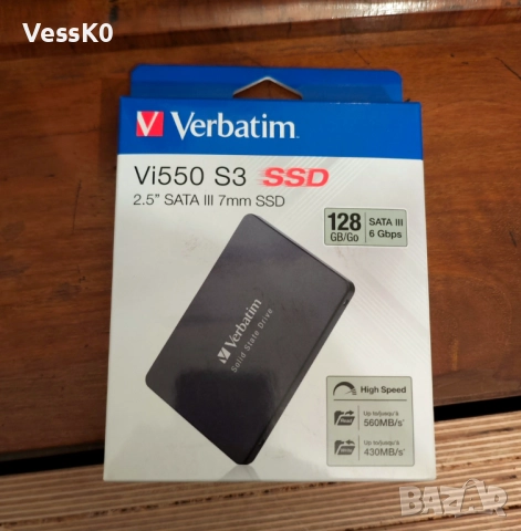 Verbatim Vi550 S3 128GB 2.5'' SATA III SSD