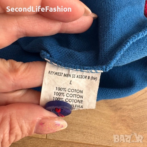 Мъжка поло тениска Geographical Norway Monte Carlo Sailing Club размер M синя, снимка 8 - Тениски - 54128629