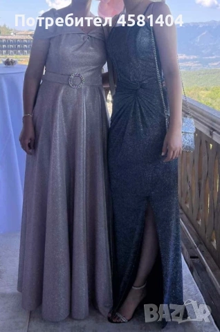 Продават се и двете рокли, носени само 2-4 часа 