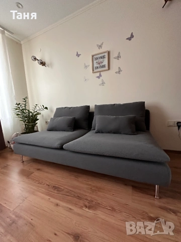 Диван IKEA и подарък удобен стол, снимка 2 - Дивани и мека мебел - 53174207