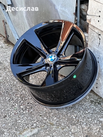 Джанти за БМВ BMW Style 128 Black 19 “ цола 5х120 чисто нови Спорт Пакет E38 E39 E60 E61, снимка 5 - Гуми и джанти - 52436349