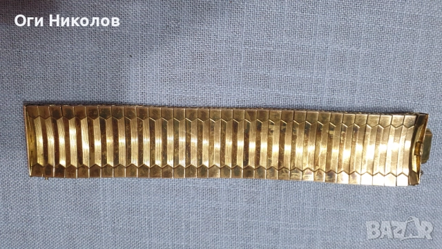 Изящна позлатена винтидж гривна