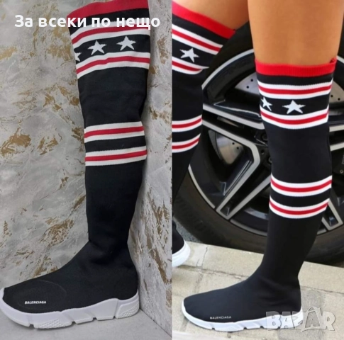 Ликвидация❗️🔥 Balenciaga Дамски Ботуши Тип Чорап Баленсиага Код LFS691, снимка 1