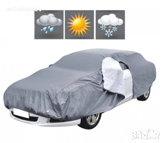 Покривало за автомобил размер M 432х173х120см, снимка 3 - Аксесоари и консумативи - 53837387