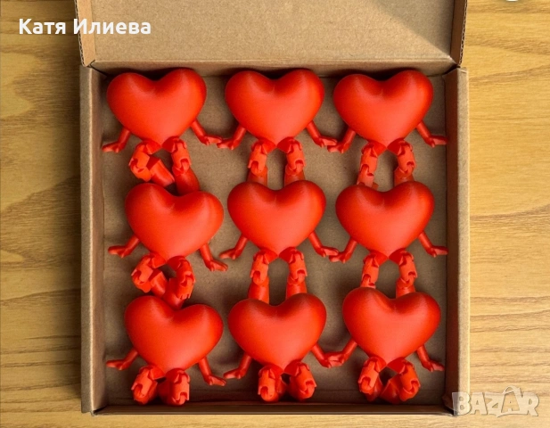 Подвижни сърчица мини 4см/3€
