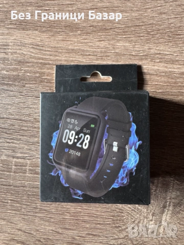 Смарт фитнес часовник с пулсомер, спортни режими, мониторинг на съня, Bluetooth, IP67 водоустойчив