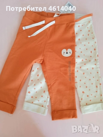 Панталон Lupilu 74/80 2 броя Ново, снимка 2 - Панталони и долнища за бебе - 52505395