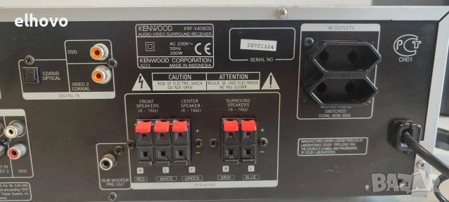 Ресивър Kenwood KRF-V4060D#2, снимка 11 - Ресийвъри, усилватели, смесителни пултове - 51889255