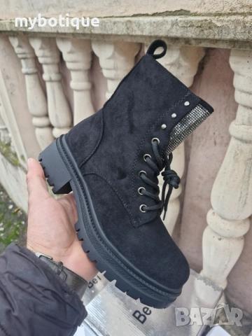 Дамски боти велур вата