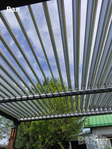 Алуминиева пергола, снимка 3 - Градински мебели, декорация  - 51085329