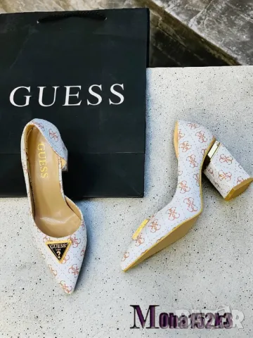 дамски обувки на ток и чанта guess , снимка 8 - Чанти - 46930399