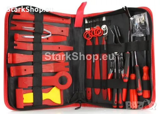 Комплект Инструменти за Тапицерия, Гумени Уплътнения и Лайсни 43 части Mar-Pol – Демонтаж на Интерио, снимка 2 - Други инструменти - 50260944