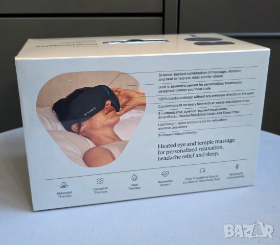 Интелигентен масажор Therabody SmartGoggles v2, 3 режима, снимка 2 - Масажори - 52955411