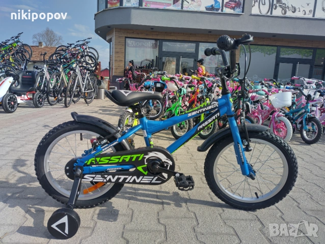 PASSATI Алуминиев велосипед 16" SENTINEL син, снимка 12 - Велосипеди - 53759374