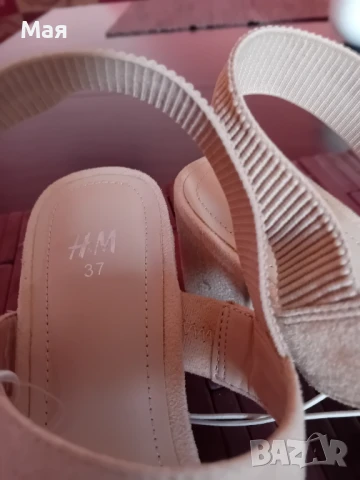 Нови, летни обувки "H&M, снимка 4 - Дамски обувки на ток - 50745853