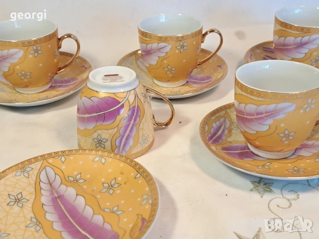 японски сервиз с позлата Yamasen  26/4, снимка 10 - Сервизи - 50819390