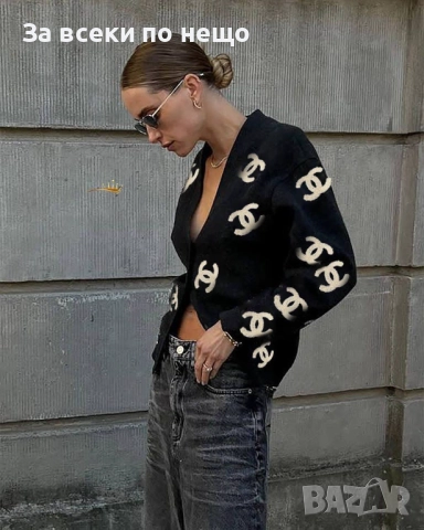 Chanel Дамска Жикетка Шанел - Налични Различни Цветове Код SK304, снимка 4 - Жилетки - 52598525