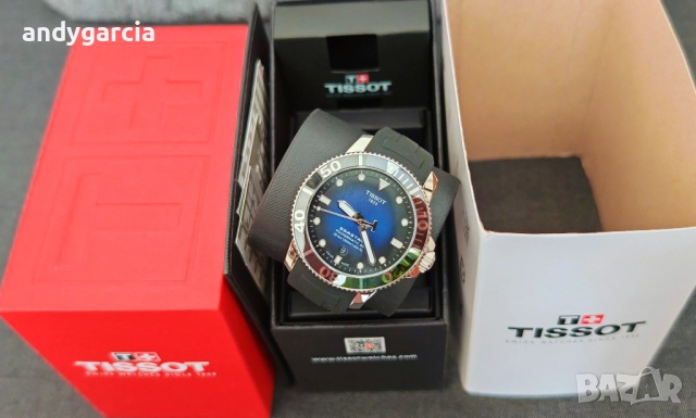  TISSOT SEASTAR POWERMATIC 80 T120.407.37.051.00 механичен часовник като нов пълен комплект, снимка 11 - Мъжки - 46779713