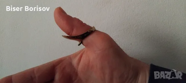 Метален Пръстен за Палец Стрелба с Лък, снимка 2 - Лъкове и арбалети - 49812690