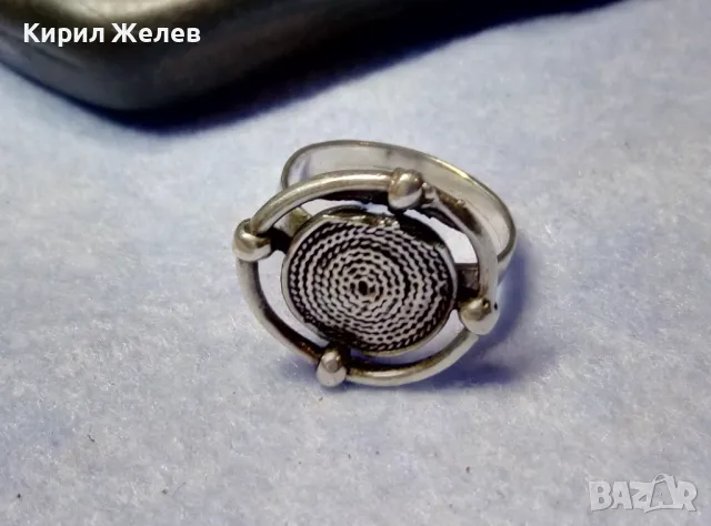 ФЕШЪН АРТ ДИЗАЙН СРЕБЪРЕН ПРЪСТЕН РОДИРАНО СРЕБРО 925 АЖУРНА БИЖУТЕРСКА ИЗРАБОТКА 43791, снимка 8 - Пръстени - 50136209