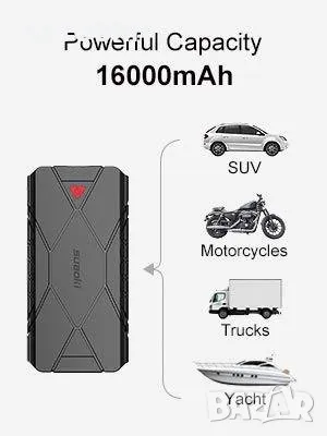 SUAOKI U18 1200A 16000mAh Стартер за автомобил с компресор, снимка 7 - Аксесоари и консумативи - 48535575