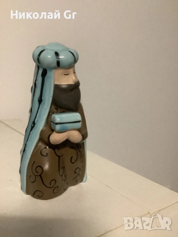 Фигурка порцелан  височина 10 см Мюсюлманин, снимка 2 - Други - 52617464