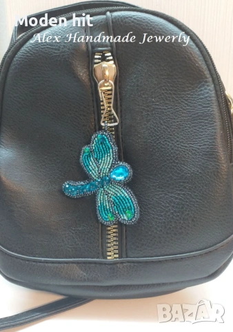 Ръчна изработка. Водно конче - аксесоар за чанта/ключодържател или висулка за колие., снимка 8 - Други - 53747810