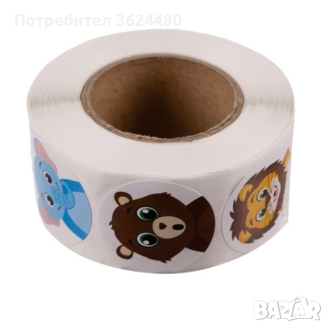 ЗАБАВНИ ДЕТСКИ СТИКЕРИ НА РОЛКА 500 БР 4716, снимка 6 - Други - 52618947