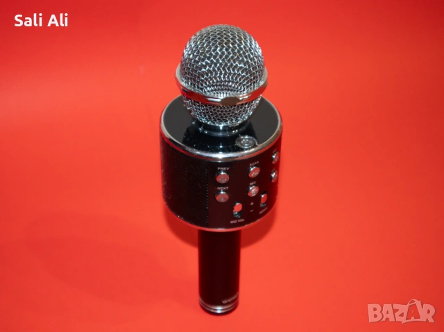 WSTER WS-858 безжичен караоке микрофон Bluetooth 5-в-1 All in One