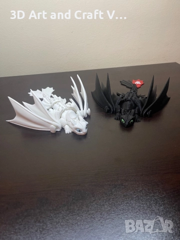 Дракон Беззъб, снимка 6 - Фигурки - 51574959